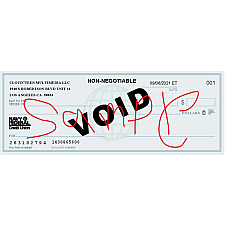 Navy Federal VOID Check Direct Deposit Slip 