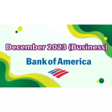 BOA December 2023 Business Bank Statement Template